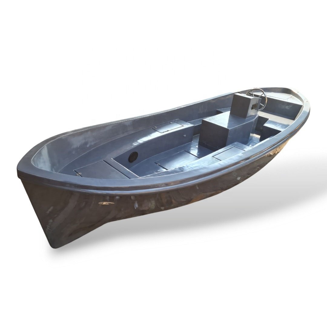 Polyester Made Luxury Classic Pleasure Boat As Dutch Sloep Design Yacht Quality 7.50 Meter Long with Inboard Engine