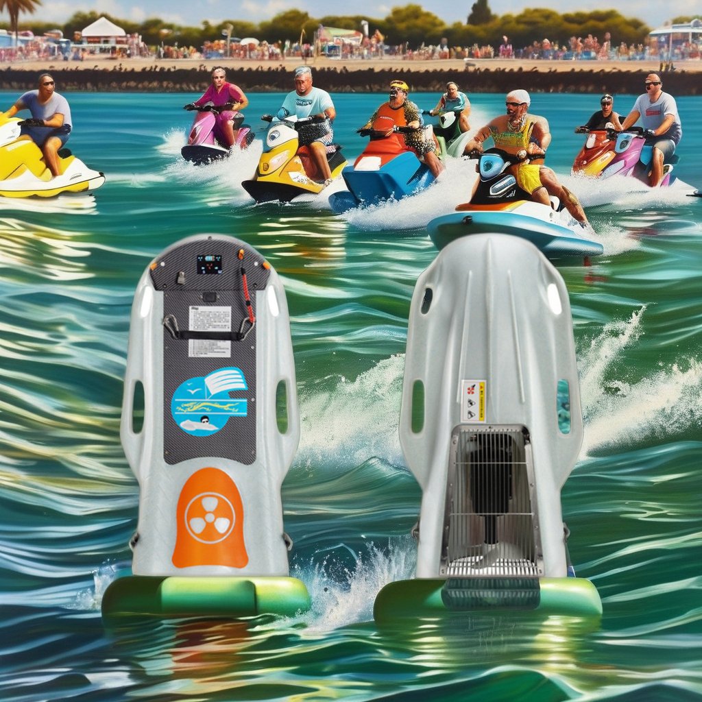 New Arrival High-Speed Jet Surf Ski Rush Wave Electric Karting Boat Full Power Water Scooter for Water Entertainment