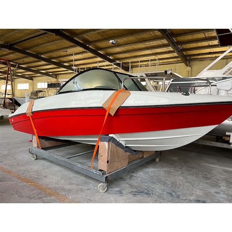 19ft 5.8m Fiberglass Passenger Boat 6-8 Seats Fishing Tourist Leisure 115hp Boat Yacht