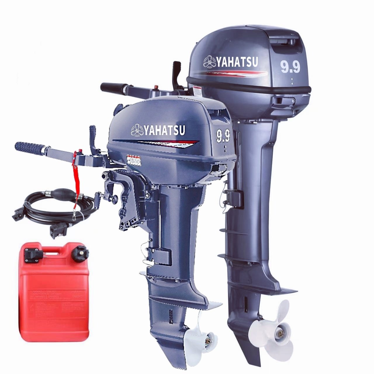 YAHATSU 2 Stroke 40hp Outboard Motor Boat Engine Electric Hydraulic Power Trim Tilt Compatible with Original YAMAHA Outboards