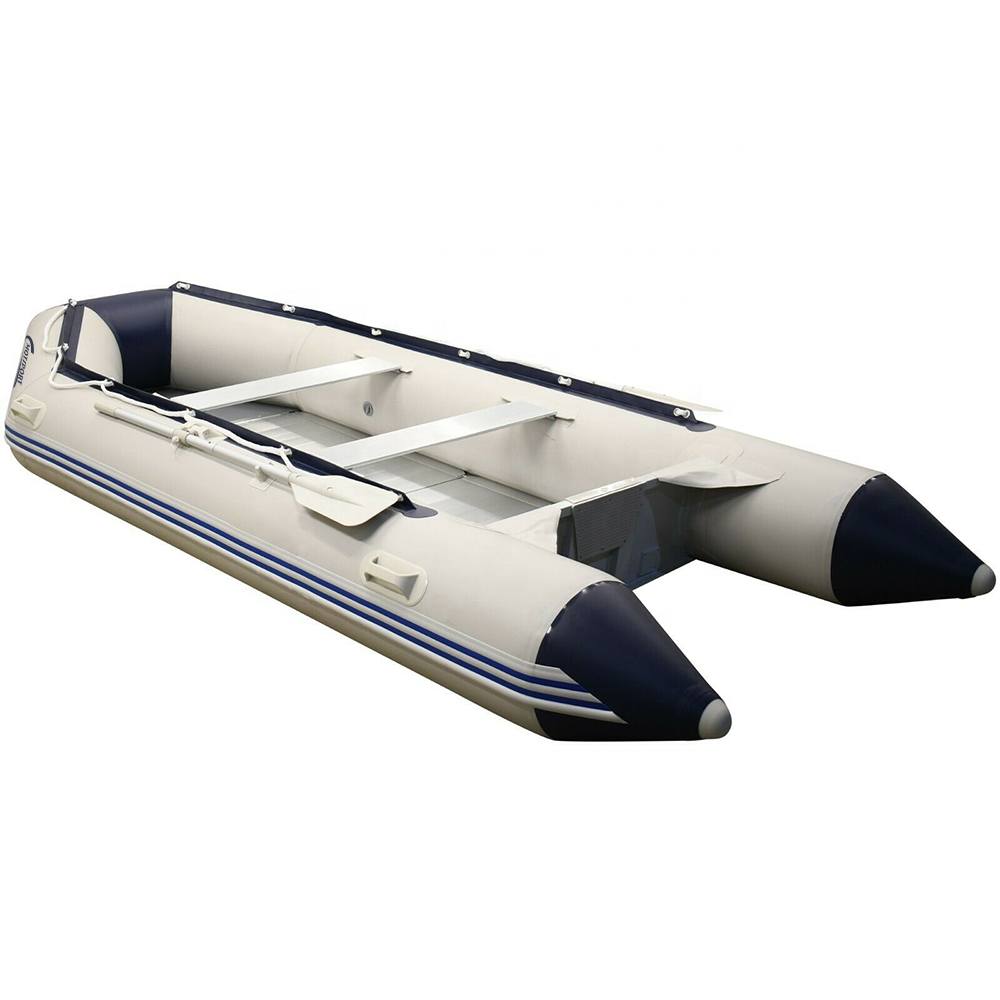 New Modern Design OEM ODM Dinghy Boat Inflatable PVC Coated Fishing Boat Custom CE Certified Aluminium Boat with Accessories