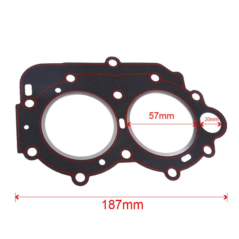 1 Pcs Boat Cylinder Head Gasket for 9.9/15/18HP Outboard Engine Motors Replace 63V-11181-A1-00 Boat Accessories Marine