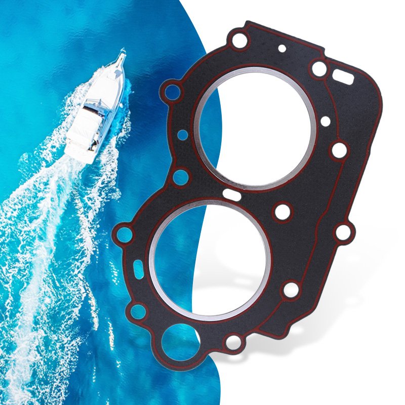 1 Pcs Boat Cylinder Head Gasket for 9.9/15/18HP Outboard Engine Motors Replace 63V-11181-A1-00 Boat Accessories Marine