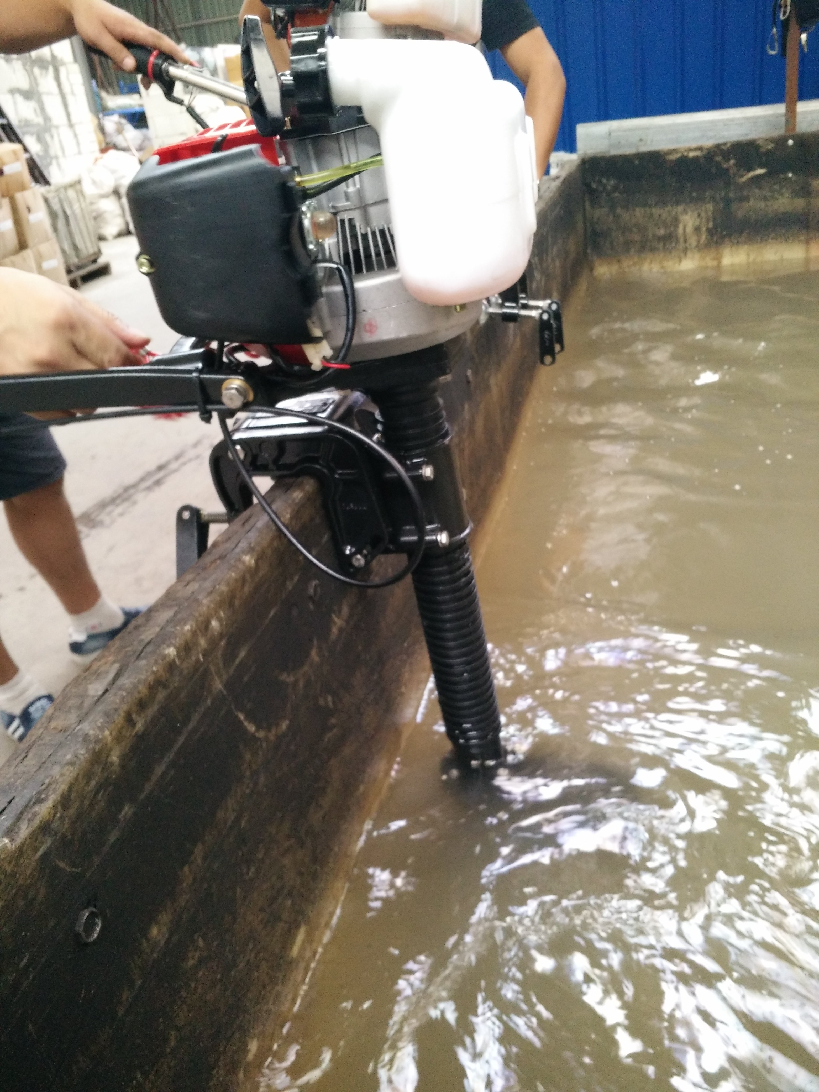 Gasoline Air-cooled Jet Type Outboard Motor 2-stroke Kayak Engine 3.5 HP