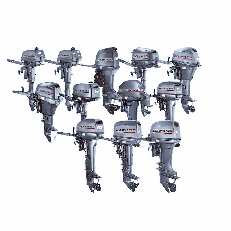 SEAWALKER 2 Stroke Engines 4hp 5hp 6hp 8hp 9.8hp 15hp 30hp 40hp 60hp Boat Engine Outboard Motor Marine Outboards for Sale