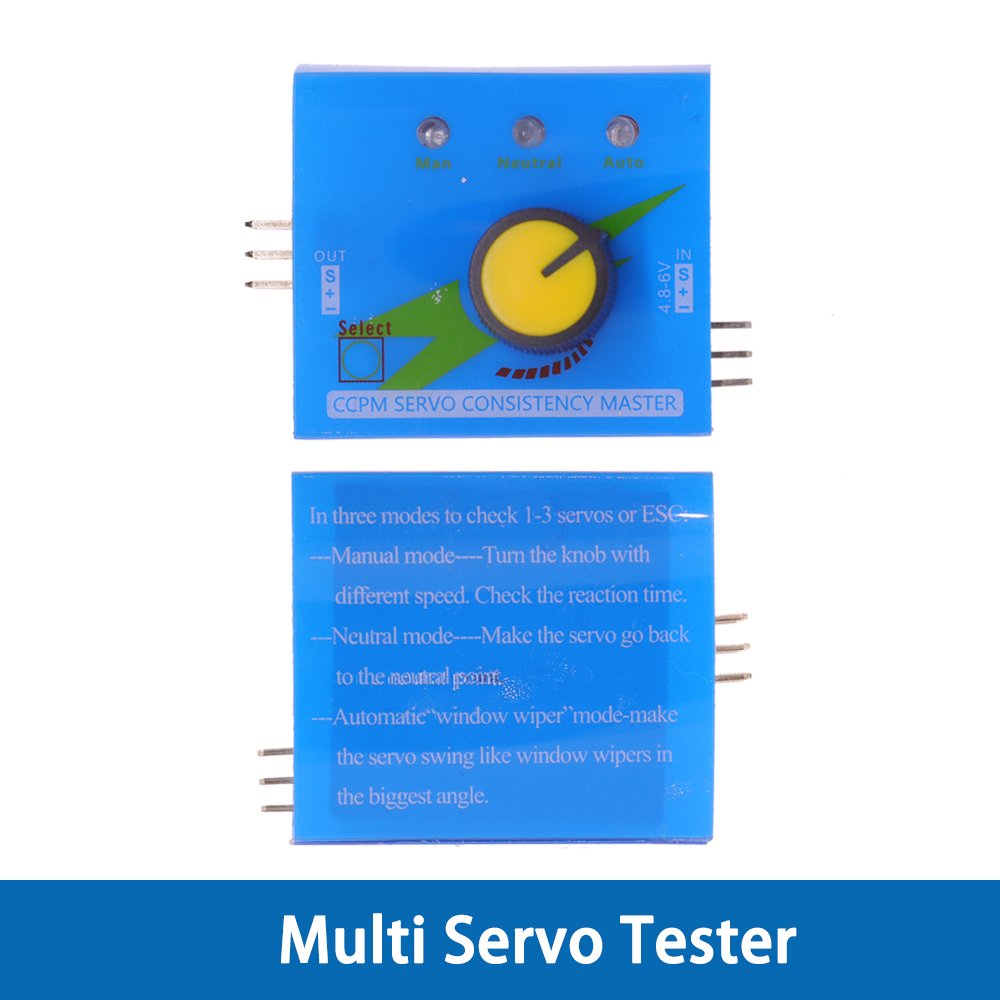 Roarkit Smart Electronics Rc Mini Micro Classic Servo Tester SG90 MG90S MG995 MG996 Metal Gear for Arduino Model Helicopter Boat