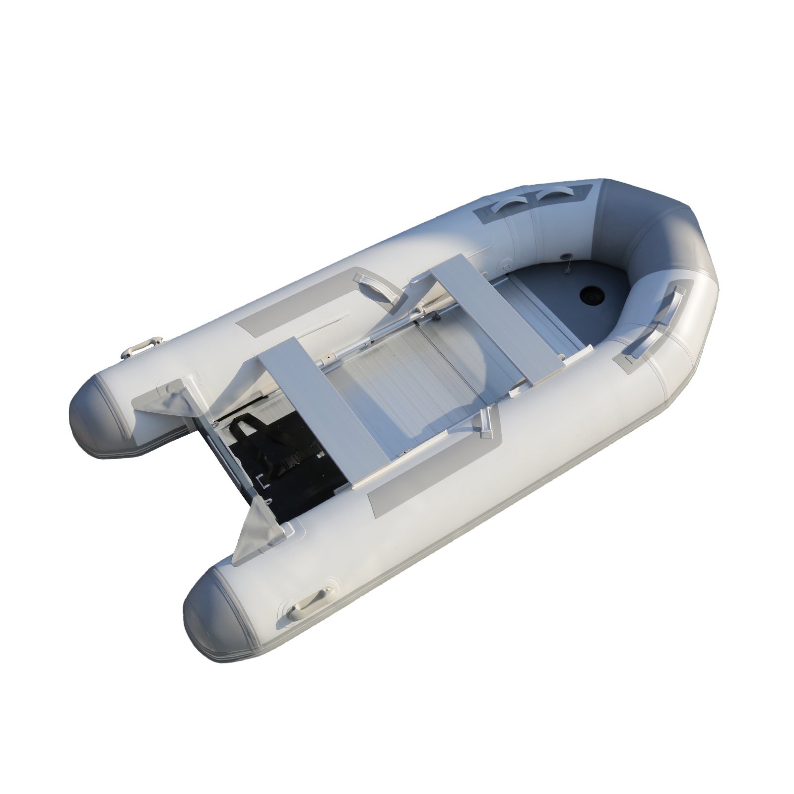 1.2mm PVC 10.8ft 3.3m Aluminum Floor Inflatable Fishing Boat Drifting Kayak Electric Floating Rowing Outdoor Sports Lake Engine