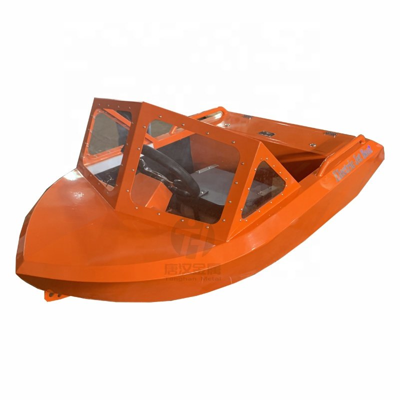 TangHan Metal Fast Speed Marine Aluminum Alloy 5083 Electric Mini Jet Boat with Engine for River and Sea Water