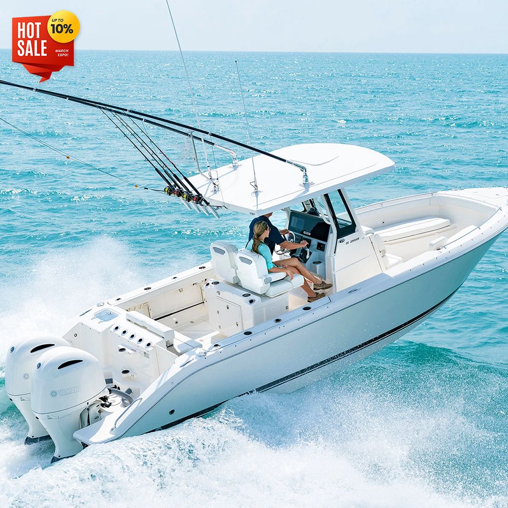 Manufacturer-Made 5-5.8meters Luxury Yacht 16-19ft Aluminum Centre Console Fishing Boat With Outboard Engine