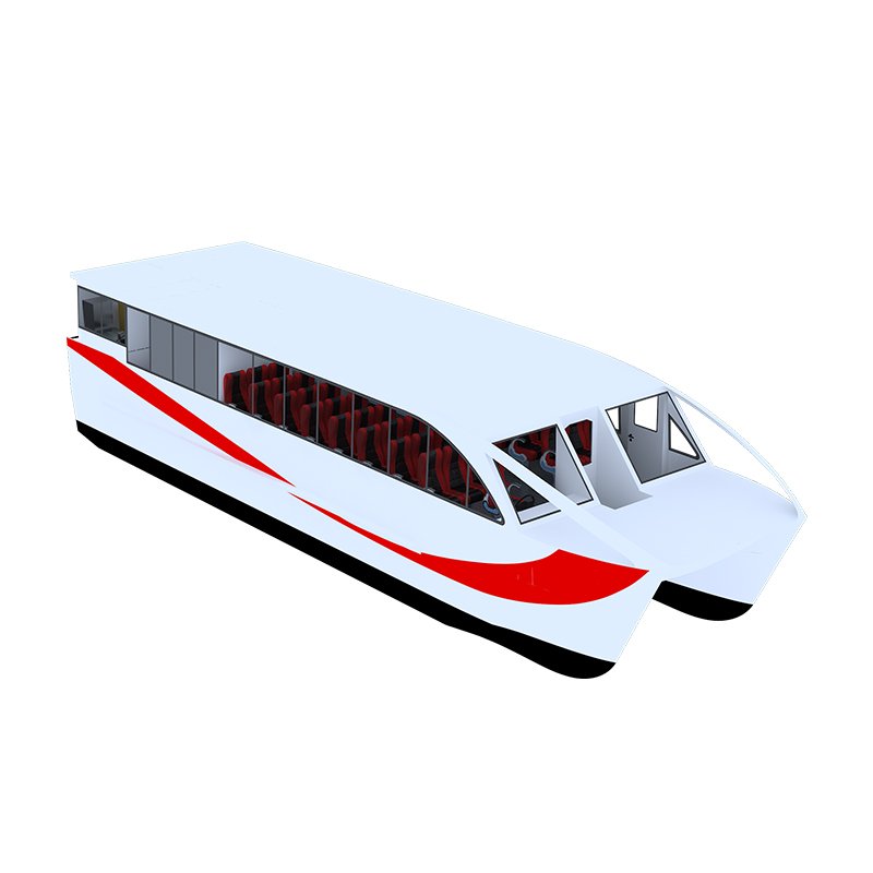 15m 50 Seats Aluminum Catamaran Passenger Ship Ferry Boat with Inboard Engine for Sale
