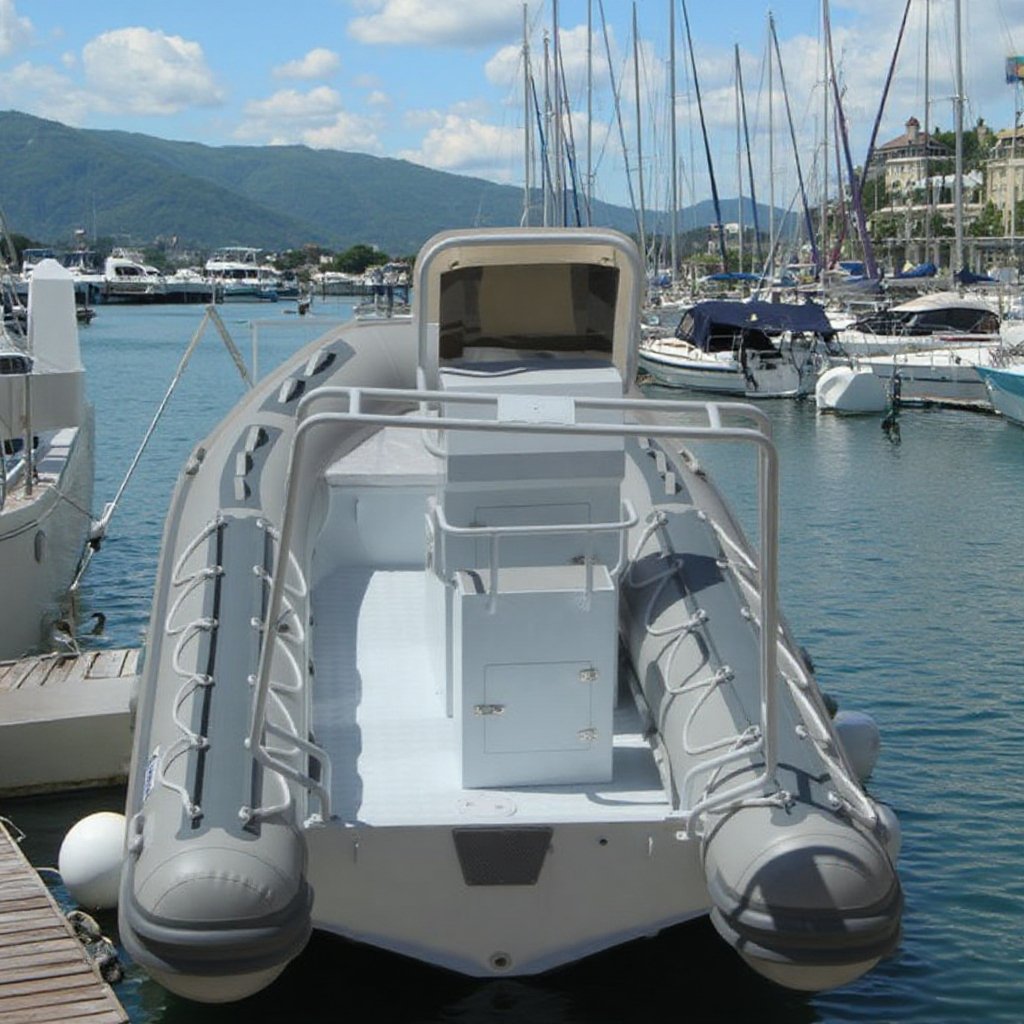 Custom Center Console Aluminum Hull RIB Inflatable Dinghy Outboard Engine Type Rowing Boat for Sale