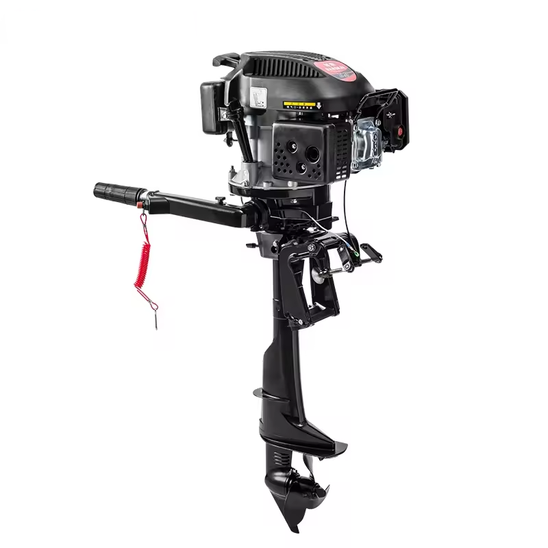 Hangkai 140cc 3.75kw Boat Engine 6 hp Outboard Motor 4stroke 6hp Boat Motor Outboard