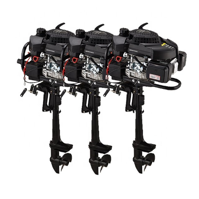 New 9.0HP Outboard Motors Electric Start Gasoline Fuel Type for Boat Engines
