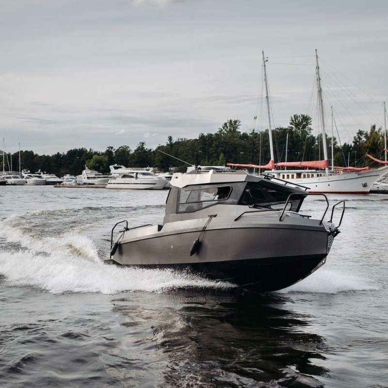 6.2m Blade Craft High Speed Patrol Cabin Boat Outboard Engine Leisure Aluminum Fishing Boat