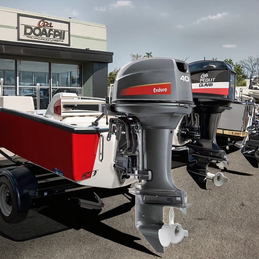 Factory Direct High Performance China-Made 40HP 2-Stroke Outboard Motor New High Engine Gasoline Boat with Short or Long Shaft