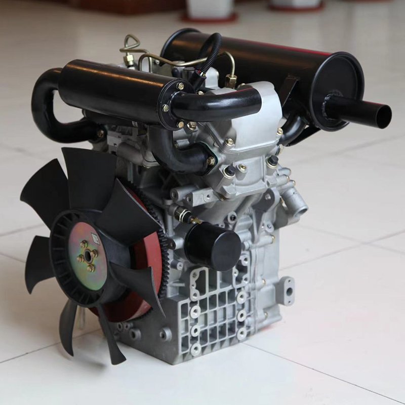 2V80 19HP 2-Cylinder 4-Stroke Air-Cooled Diesel Engine Power for Industrial & Farm Usage Boat Generator Set Used Condition
