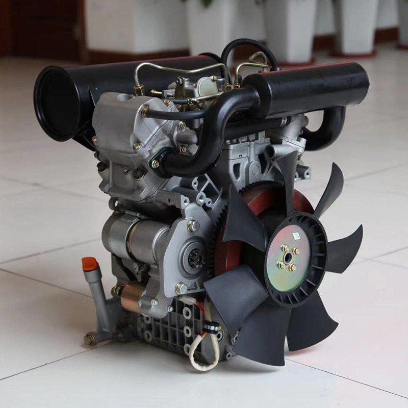2V80 19HP 2-Cylinder 4-Stroke Air-Cooled Diesel Engine Power for Industrial & Farm Usage Boat Generator Set Used Condition