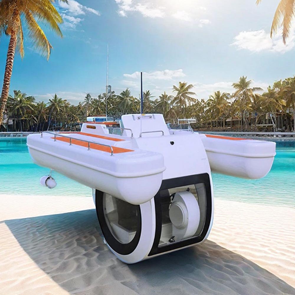 2024 Customized Luxury Hybrid Sightseeing Submarine Best Price Aluminum Hull Outboard Engine Yacht for Boat and Fishing Use
