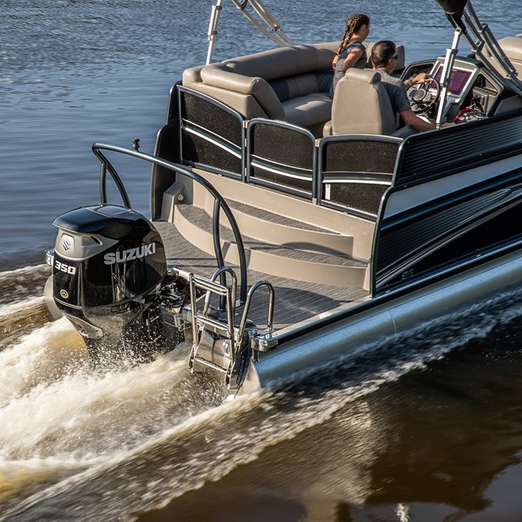 Kinocean 26ft Small Pontoon Boat 3mm Aluminum Design for Electric Engine for Sale 200~225 Hp KO-PB-07 Surfing 26' 4" CN;GUA 2mm