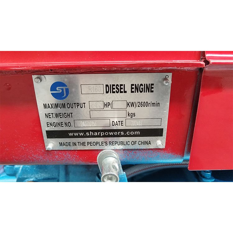 Sharpower Agriculture R180 R185 7HP 8HP Small Single Cylinder diesel Engine for Power Tiller
