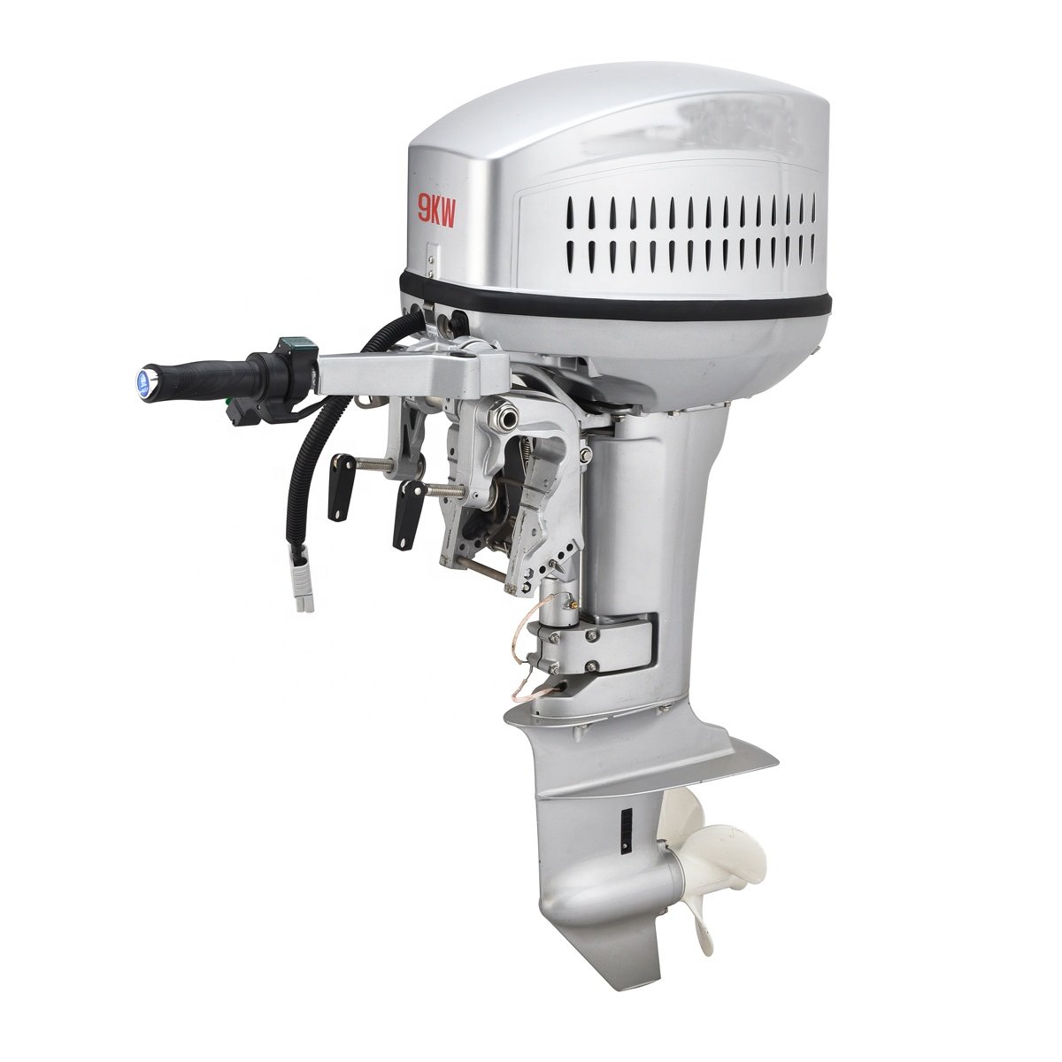 DC Brushless PMSM 96V 9KW 12HP Electric Outboard Boat Engine 9KW 12HP with Water Cooling Electric Start