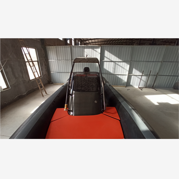 8.5m Luxury Style Aluminum Rib Boat with Chinese Factory Outboard Engine Aluminum Hull for Leisure & Cruising Center Console
