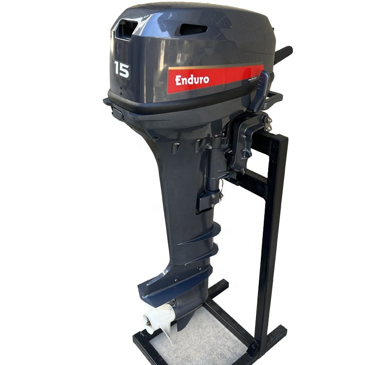 2 Stroke 15 HP diesel Outboard Motor With Water Cooling Engine for Boat Compatible With yamaha Style