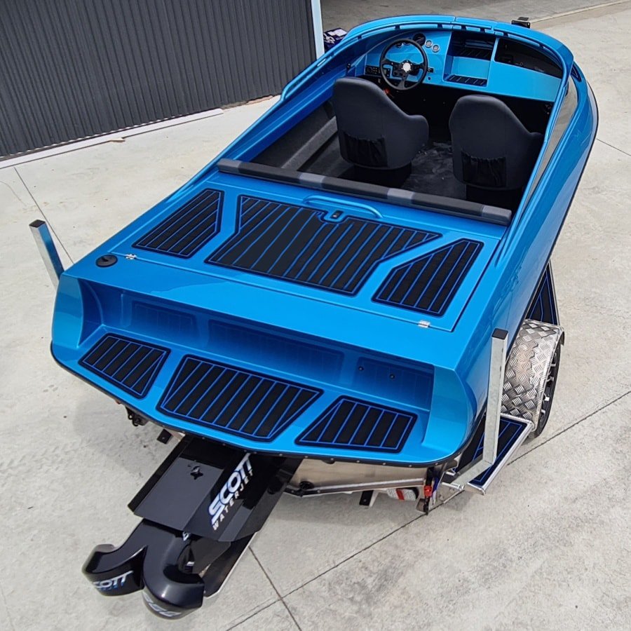 2022 New Developed Aluminum Jet Boat With Liquid-cooled 4-Stroke Inboard Engine for Sale