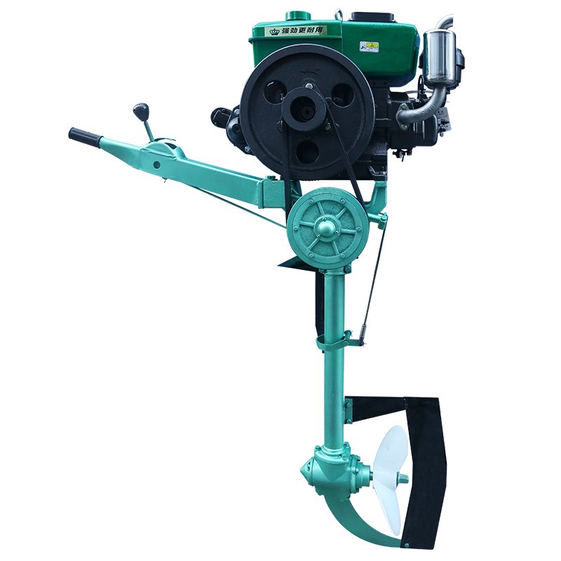 The Marine Propeller Is Equipped with an 8 HP Electric Start Single-cylinder Water-cooled diesel Engine.