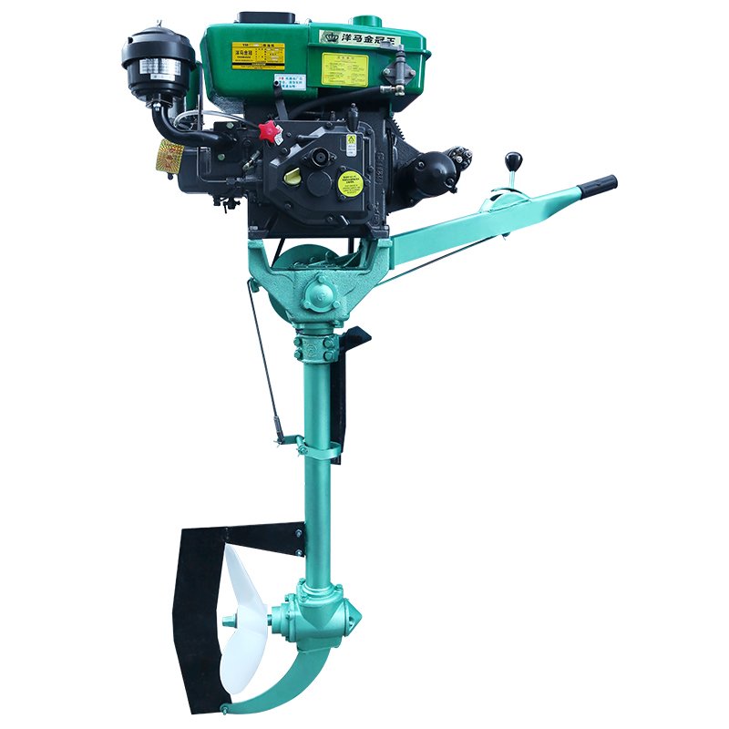 The Marine Propeller Is Equipped with an 8 HP Electric Start Single-cylinder Water-cooled diesel Engine.