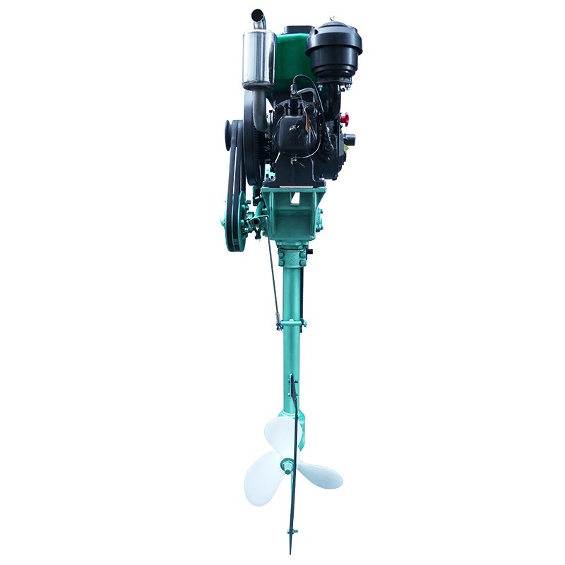 The Marine Propeller Is Equipped with an 8 HP Electric Start Single-cylinder Water-cooled diesel Engine.