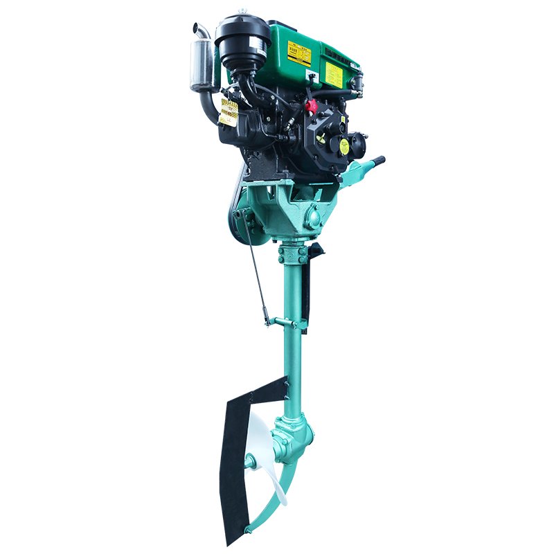 The Marine Propeller Is Equipped with an 8 HP Electric Start Single-cylinder Water-cooled diesel Engine.