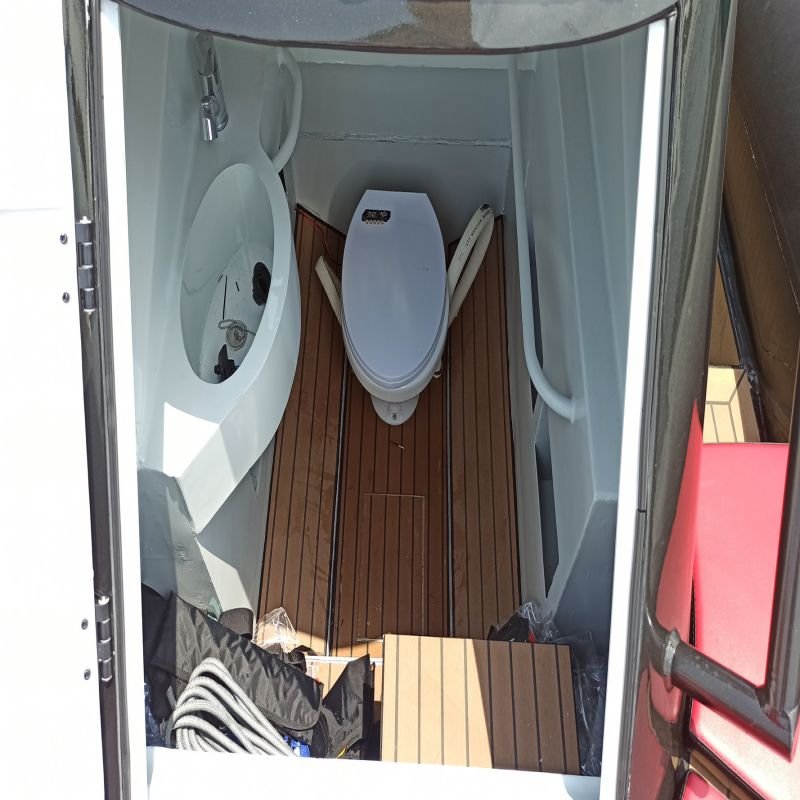 24.6ft Luxury Aluminum Hull Inflatable Sport RIB Boat With 7.5m Outboard Engine Hypalon Material Fishing Leisure Entertainment
