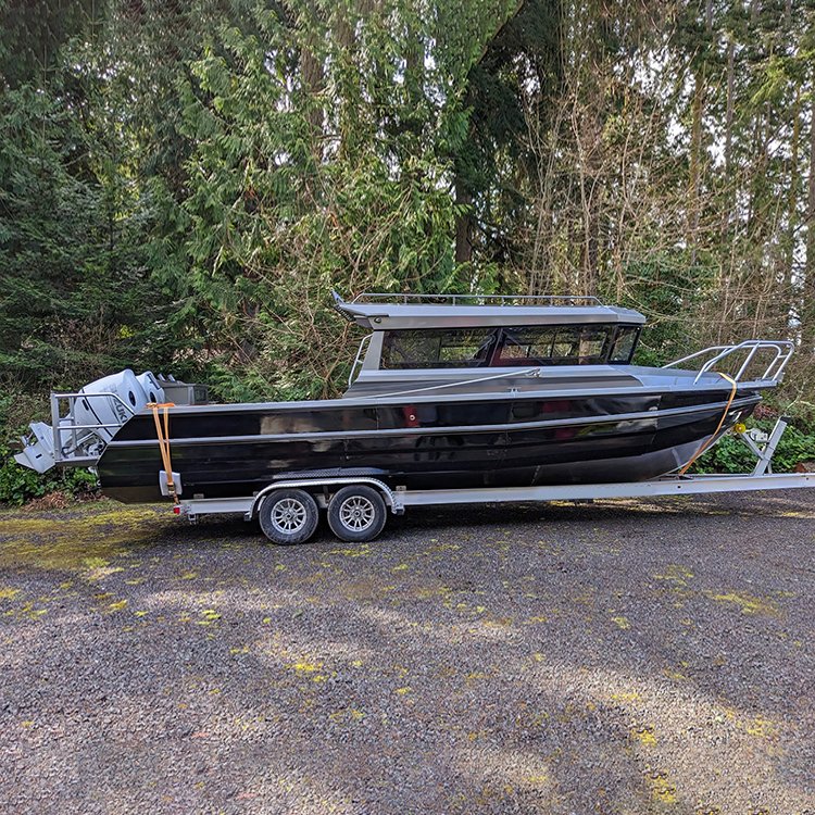 Hot Sale Luxury Fishing Boat Party Fishing Boat for Water Sports 8 Passenger Fishing Boat With Engine