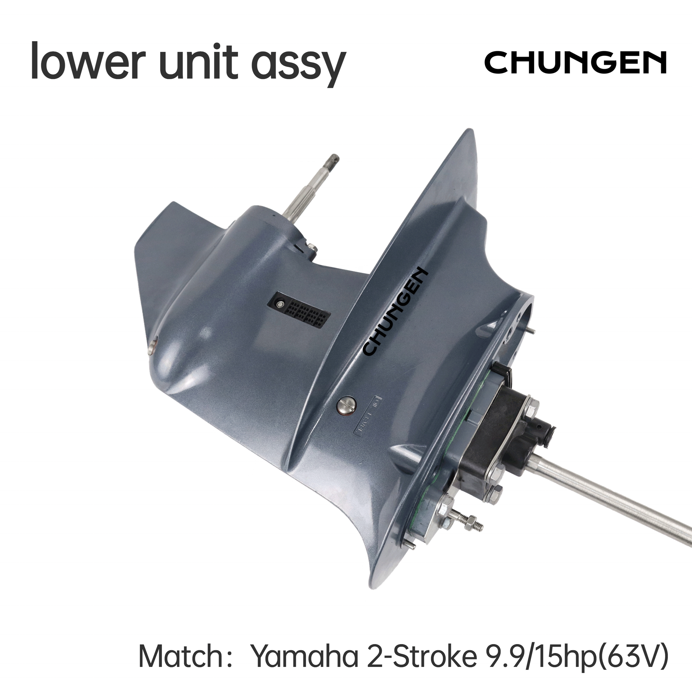 63V-45300-13-4D Outboard Motor Parts Lower Unit Assy Boat Outboard Engine for Yamaha Outboard Motor 2 Stroke 15hp