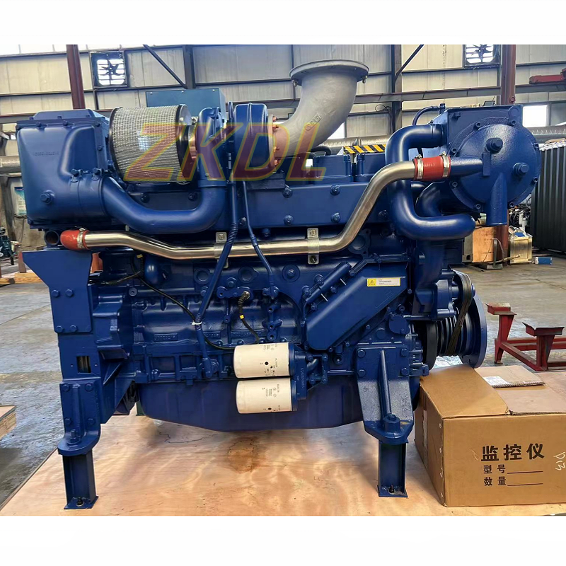 High Quality 6-Cylinder 450hp 2100rpm Weicai WP12C450-21 Diesel Marine Engine New Inboard Water Cooling Factory Sales Boats