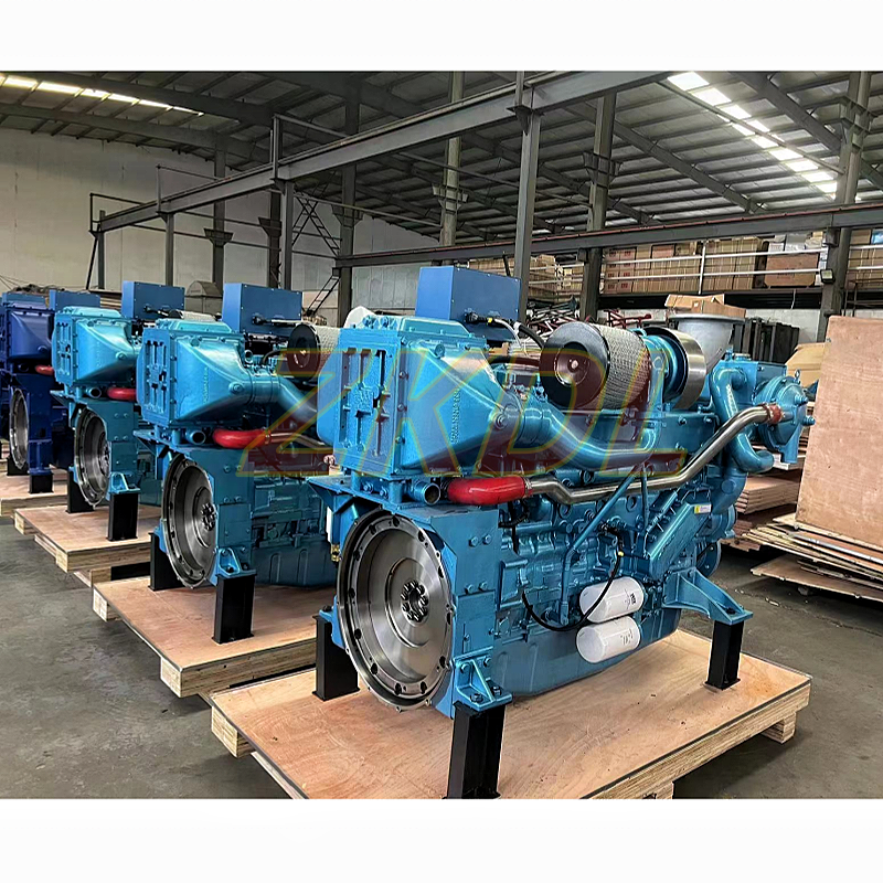 High Quality 6-Cylinder 450hp 2100rpm Weicai WP12C450-21 Diesel Marine Engine New Inboard Water Cooling Factory Sales Boats