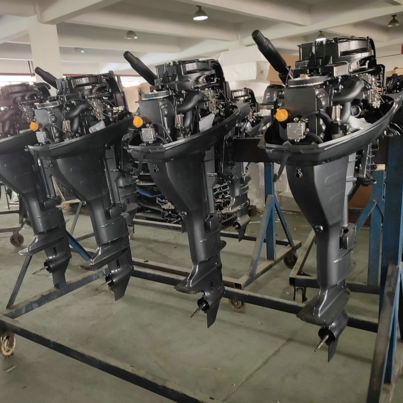 YAMABISI Ce New 4 Stroke Water Cooled Gasoline Outboard Motor 9.8HP Outboards Boat Engine