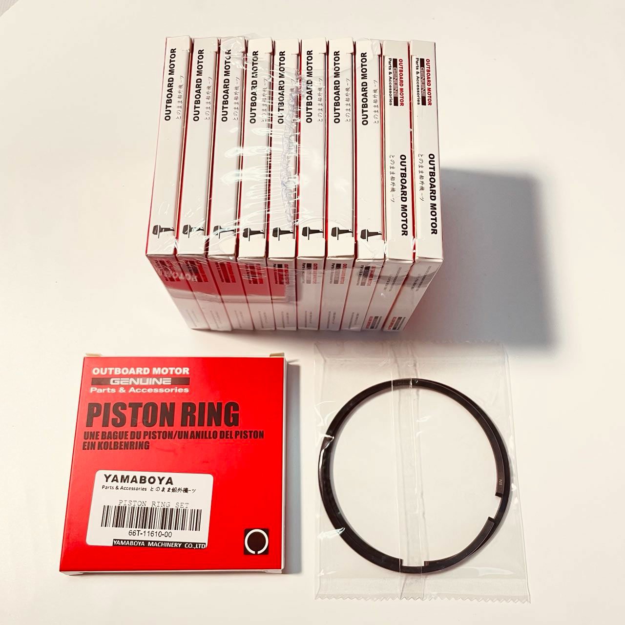 Boat Engines 66T-11610-00 PISTON RING SET for Yamaha Boat Accessories 66T1161000 Outboard Motor 2 Stroke yamaha 40 hp 66T11610