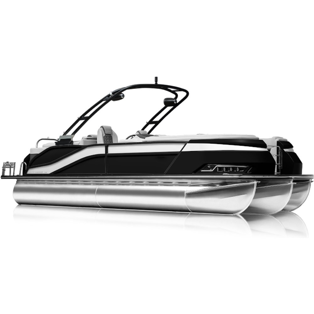 2022 New Sport Yacht Family Cruising Pontoon Boat With Outboard Engine Welded Aluminum Fishing & Amusement Park Tool