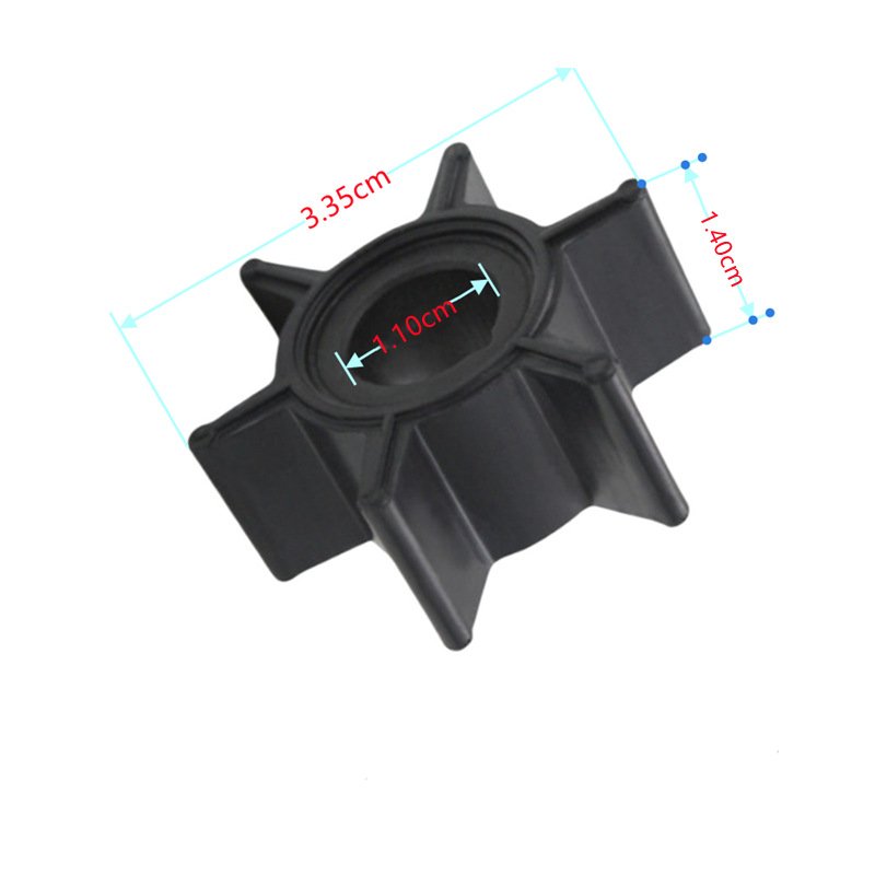 Water Pump Impeller for Tohatsu Marine Outboard Spare Parts 47-16154-3 369-65021-1 2.5-5 HP Fishing Boat Engine Diesel Motor