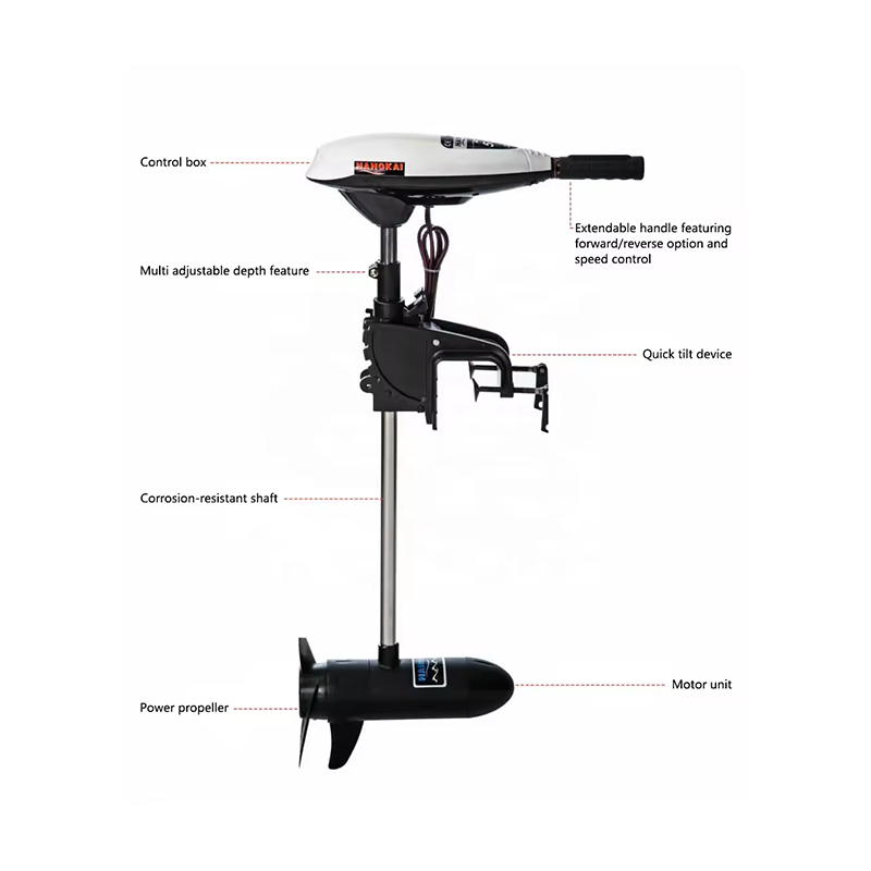 HangKai 45lbs 46A Engine Boat 12v New Electric Outboard Motor Boat Motor Outboard