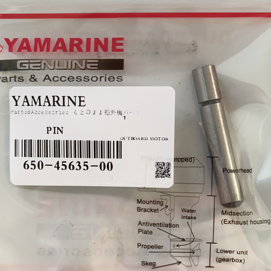 China Manufacture Boat Engine Outboard Motor Spare Parts Pin Shift Plunger 650-45635-00
