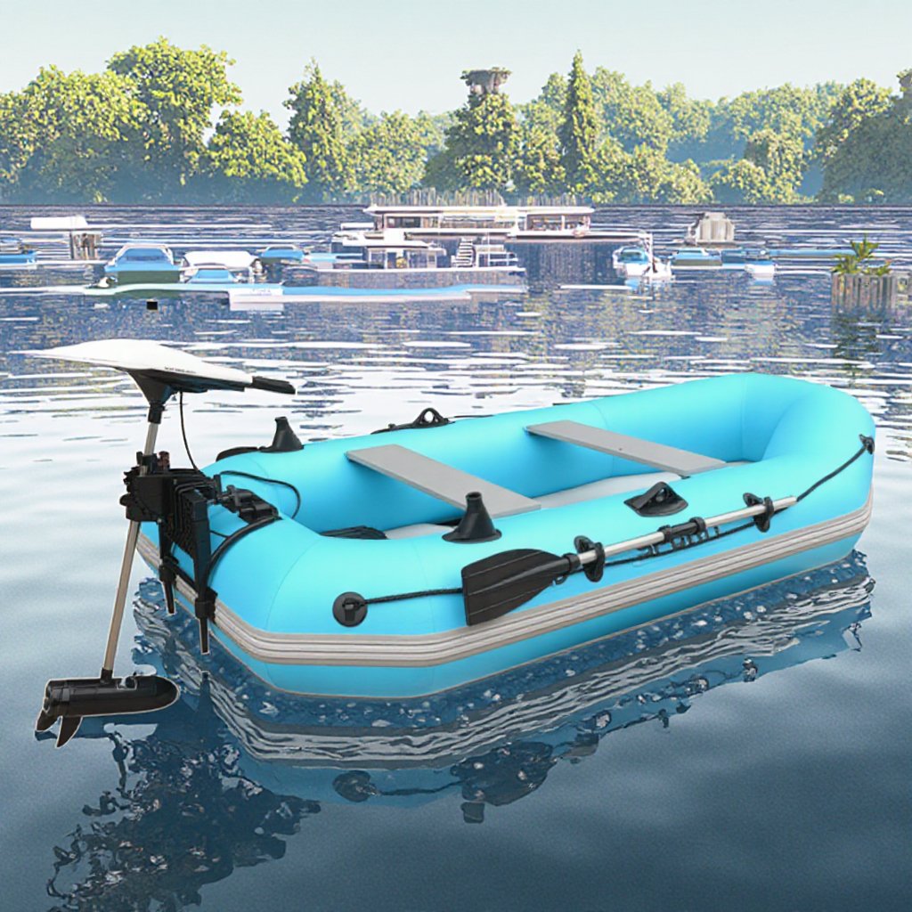 Factory Price BT-275 3-Person Inflatable PVC Fish Boat Rowing Boat for Water Sports