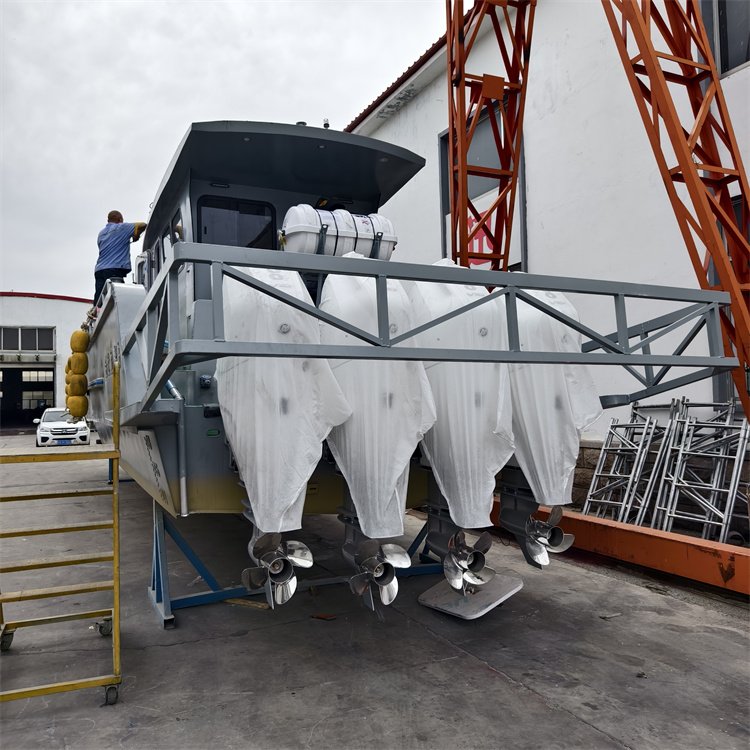 Jinda China Aluminum Alloy Cheap Catamaran Fire and Rescue/Business/sports/Pilot Boat/Ship/Yacht Tugboats Portable House
