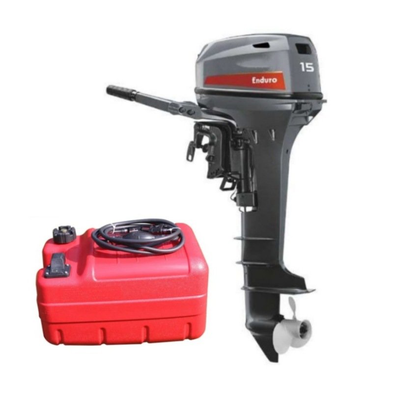 Yamaha 15 Horsepower Outboard Motor 4-Stroke Marine Engine Hot-Selling for African South American Boats New Used-Gasoline Fuel