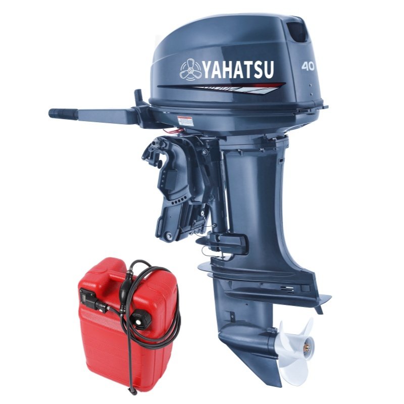 YAHATSU 2 Stroke 40hp Outboard Motor Short Shaft Boat Engine Compatible with Original YAMAHA Boat Motor and Spare Parts