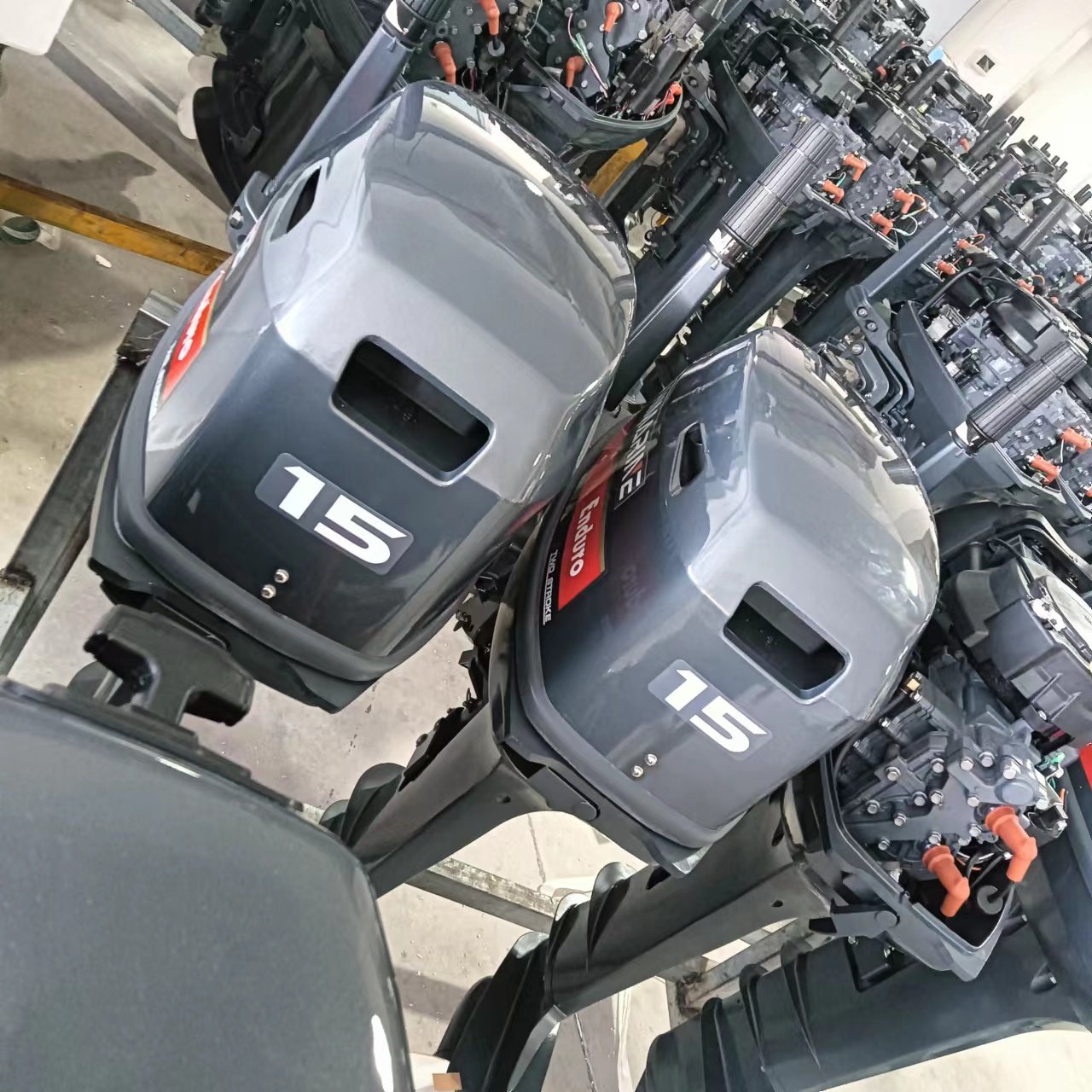 Hot Selling Compatible Yamaha Outboard Motor 2 Stroke 15HP 6B4 E15DML Marine Boat Engine