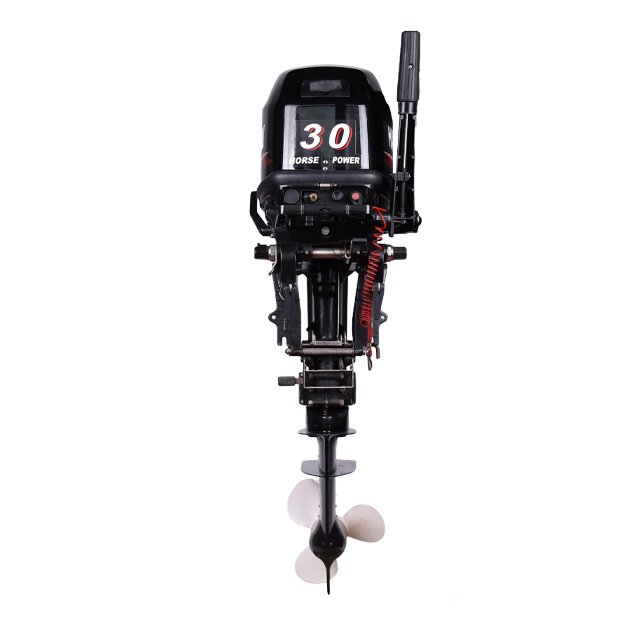 Hangkai 7hp Simple Model 4 Stroke Gasoline Outboard Motor New Powerful Inflatable Fishing Boat Engine Manual Starting System