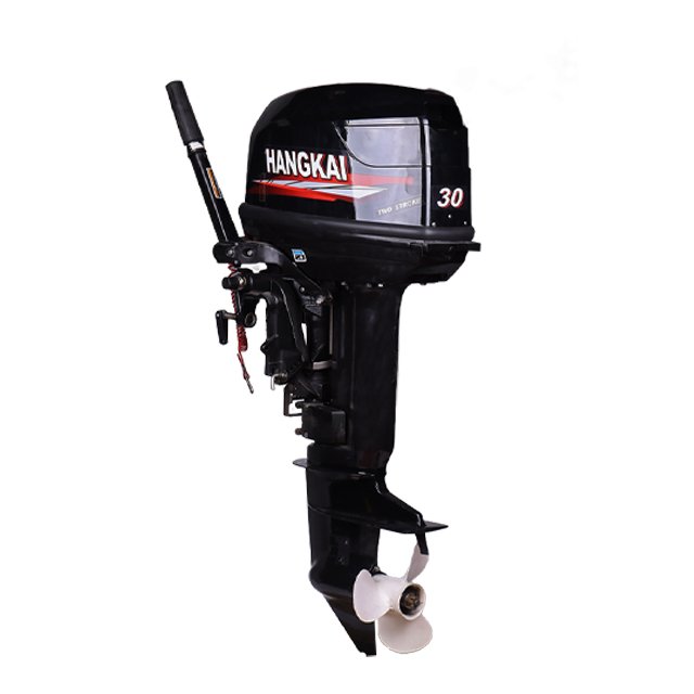 Hangkai 7hp Simple Model 4 Stroke Gasoline Outboard Motor New Powerful Inflatable Fishing Boat Engine Manual Starting System